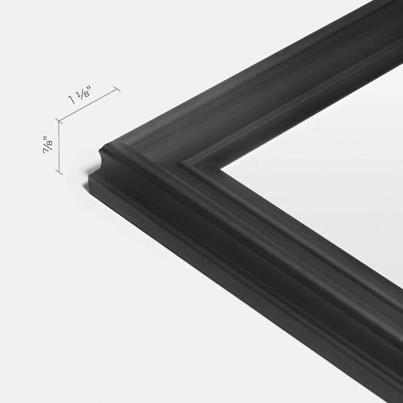 Vossington 16x20 Black Picture Frame - Plexiglass Craft Supply for Art & Photos - Picture 4 of 12